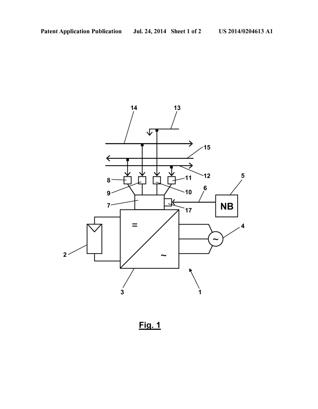 PROVIDING CONTROL POWER WITH A PHOTOVOLTAIC SYSTEM - diagram, schematic, and image 02