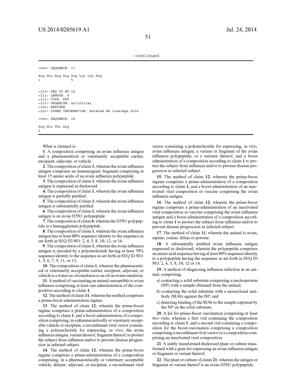 RECOMBINANT AVIAN INFLUENZA VACCINE AND USES THEREOF - diagram, schematic, and image 83