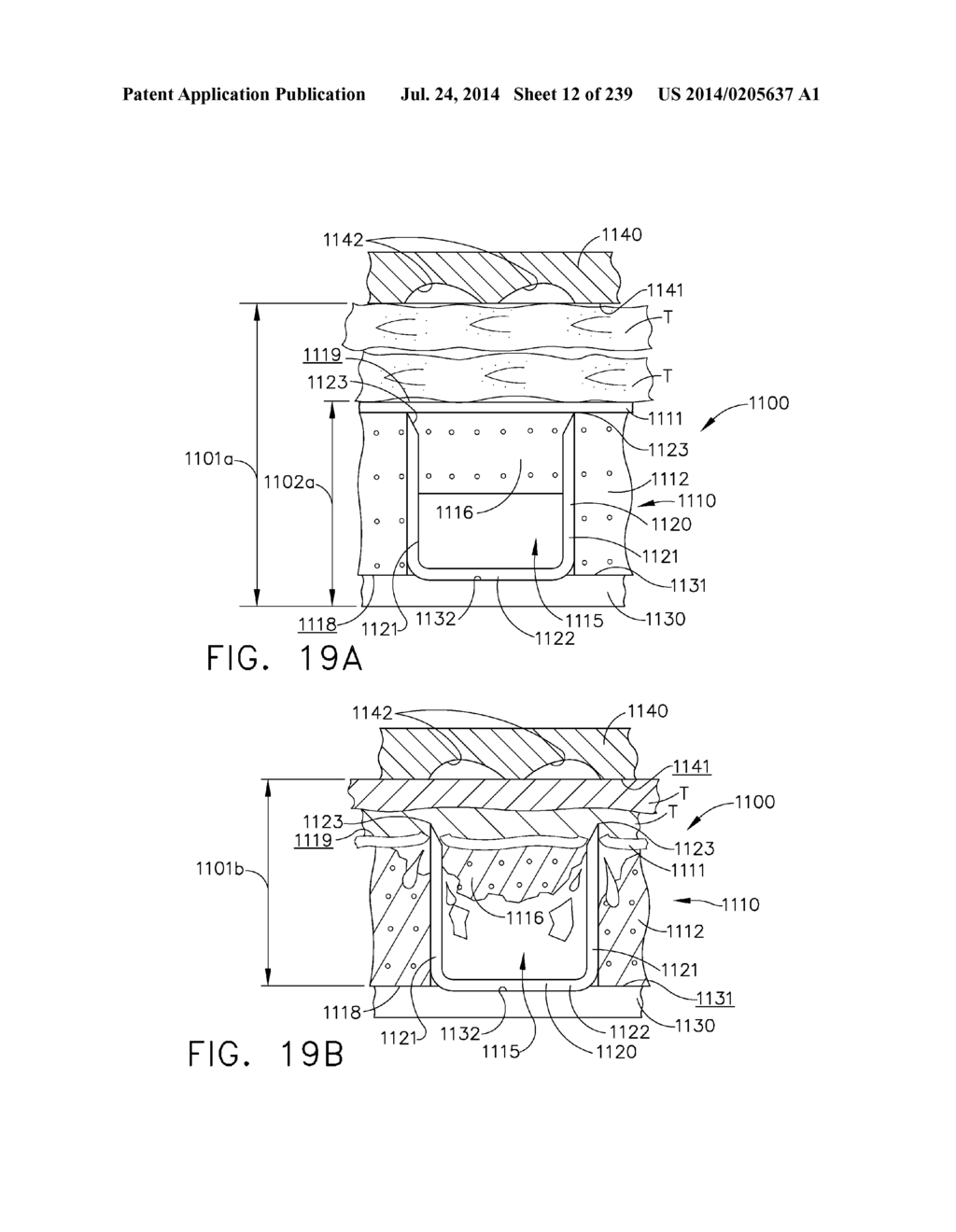 TISSUE THICKNESS COMPENSATOR CONFIGURED TO REDISTRIBUTE COMPRESSIVE FORCES - diagram, schematic, and image 13