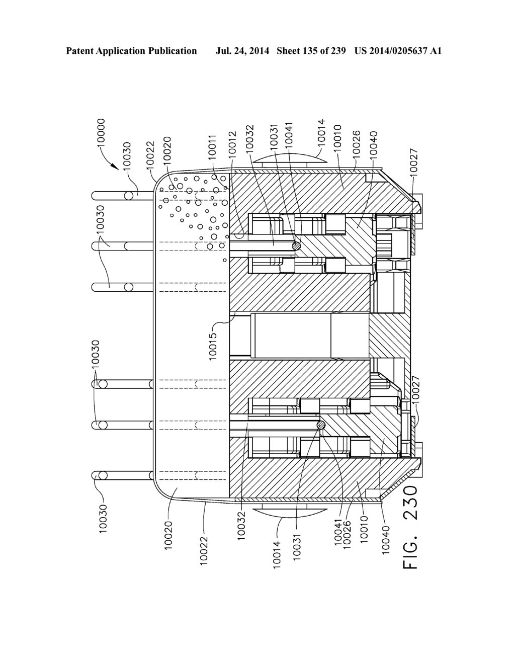 TISSUE THICKNESS COMPENSATOR CONFIGURED TO REDISTRIBUTE COMPRESSIVE FORCES - diagram, schematic, and image 136