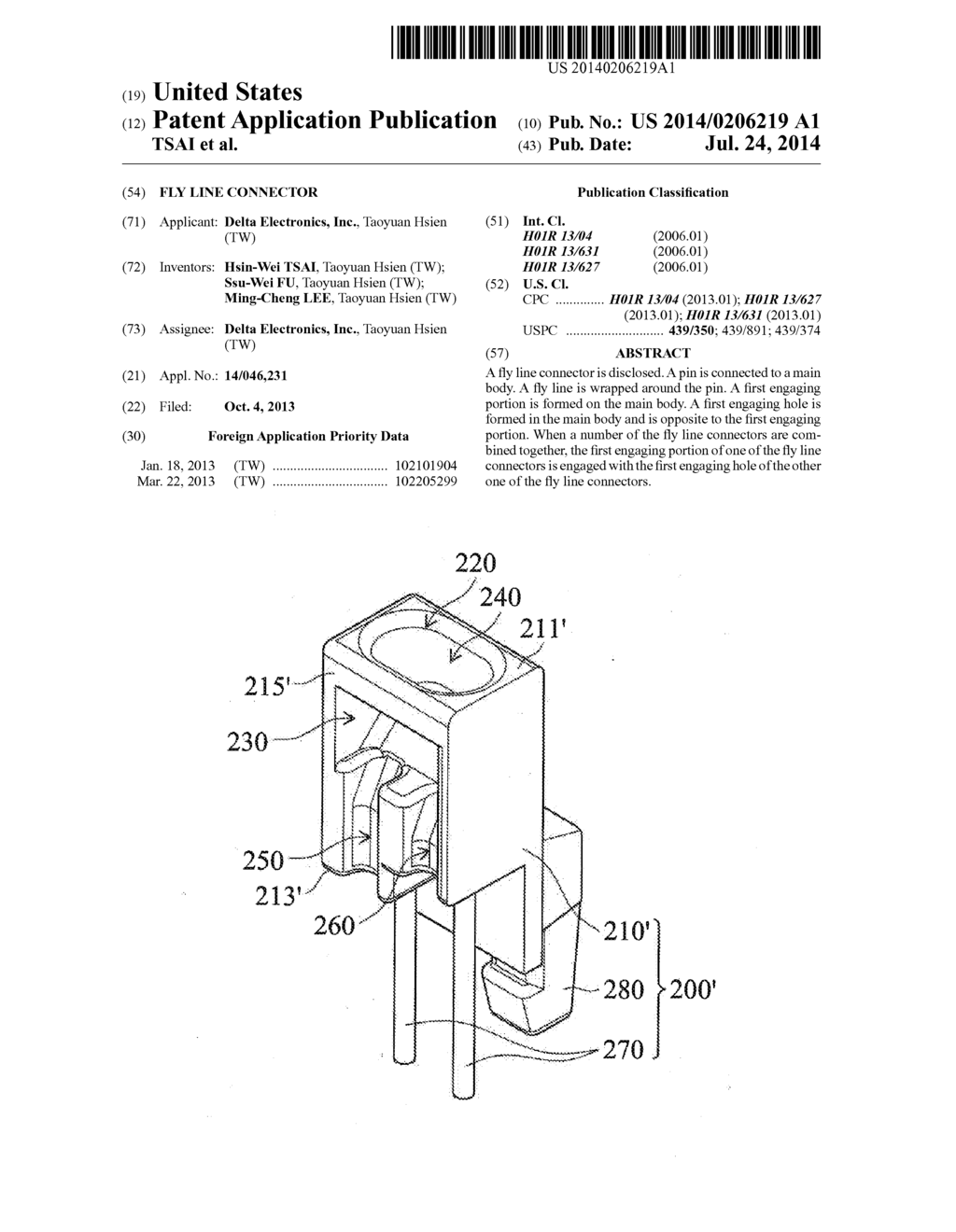 FLY LINE CONNECTOR - diagram, schematic, and image 01