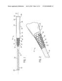 TAPERED ISOLATING ELEMENT FOR A BALL BAT AND SYSTEM FOR USING SAME diagram and image