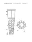 TAPERED ISOLATING ELEMENT FOR A BALL BAT AND SYSTEM FOR USING SAME diagram and image