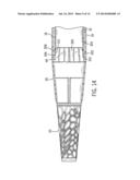 TAPERED ISOLATING ELEMENT FOR A BALL BAT AND SYSTEM FOR USING SAME diagram and image