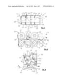 DEVICE FOR PROCESSING A PLATE ELEMENT, PROCESSING UNIT AND PACKAGING     PRODUCTION MACHINE diagram and image