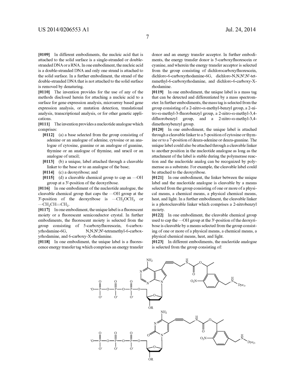 MASSIVE PARALLEL METHOD FOR DECODING DNA AND RNA - diagram, schematic, and image 36