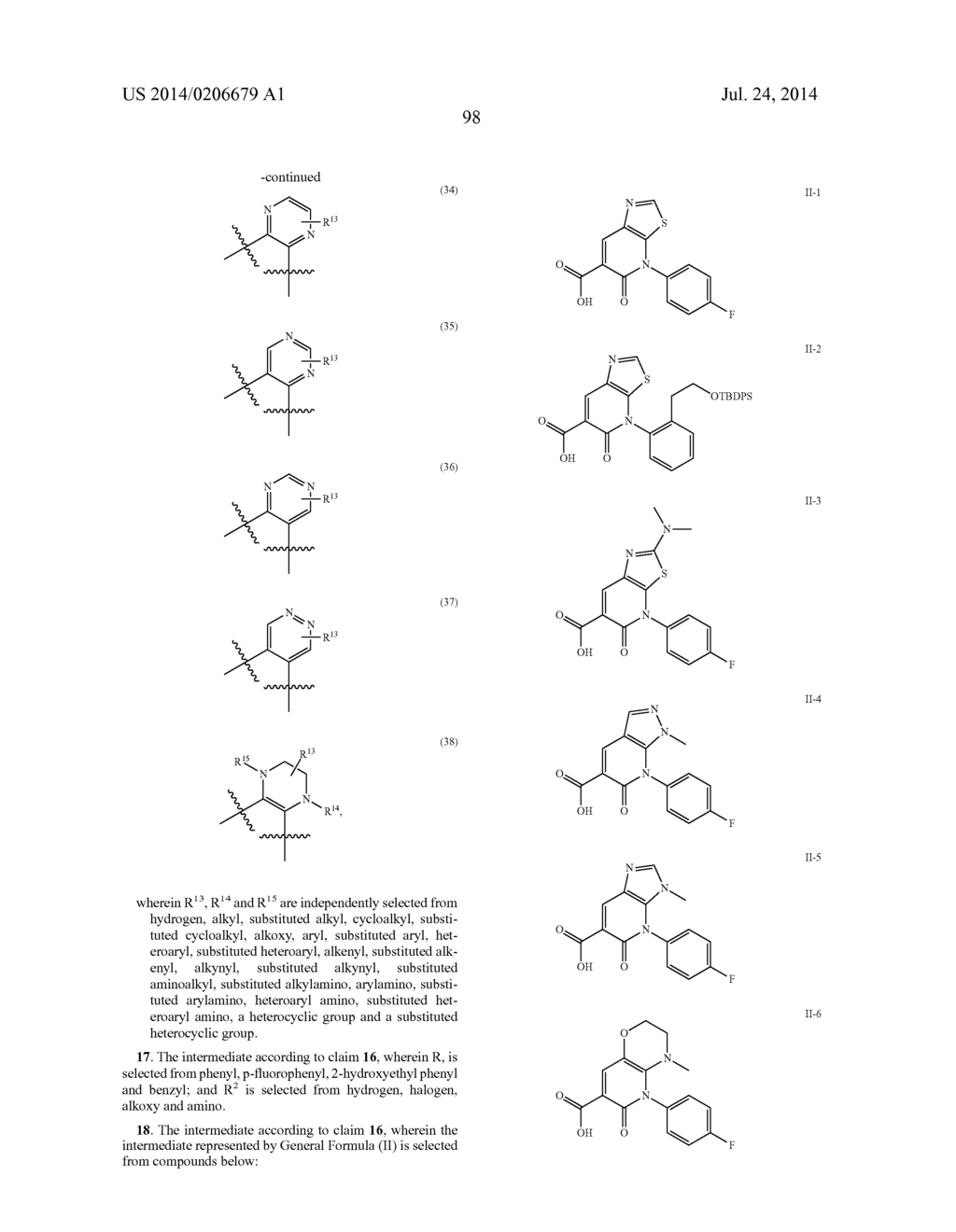 HETEROCYCLIC PYRIDONE COMPOUND, AND INTERMEDIATE, PREPARATION METHOD AND     USE THEREOF - diagram, schematic, and image 99