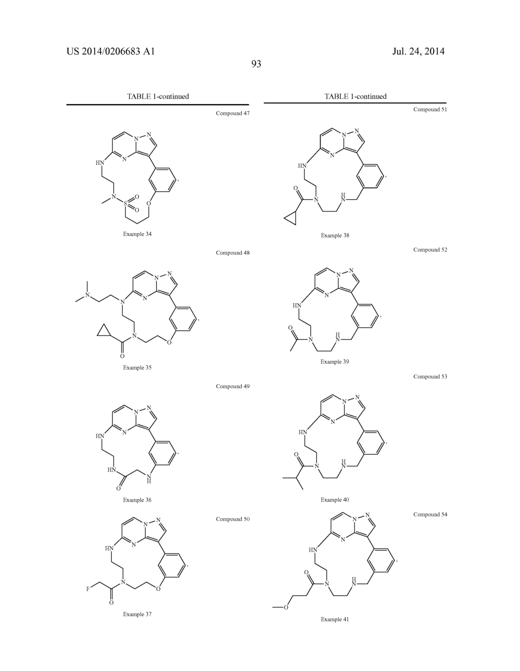 MACROCYCLIC LRRK2 KINASE INHIBITORS - diagram, schematic, and image 96