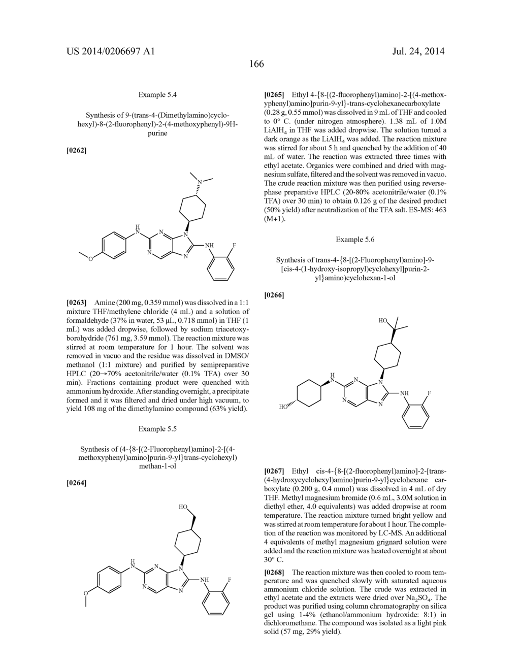 HALOARYL SUBSTITUTED AMINOPURINES, COMPOSITIONS THEREOF,AND METHODS OF     TREATMENT THEREWITH - diagram, schematic, and image 167