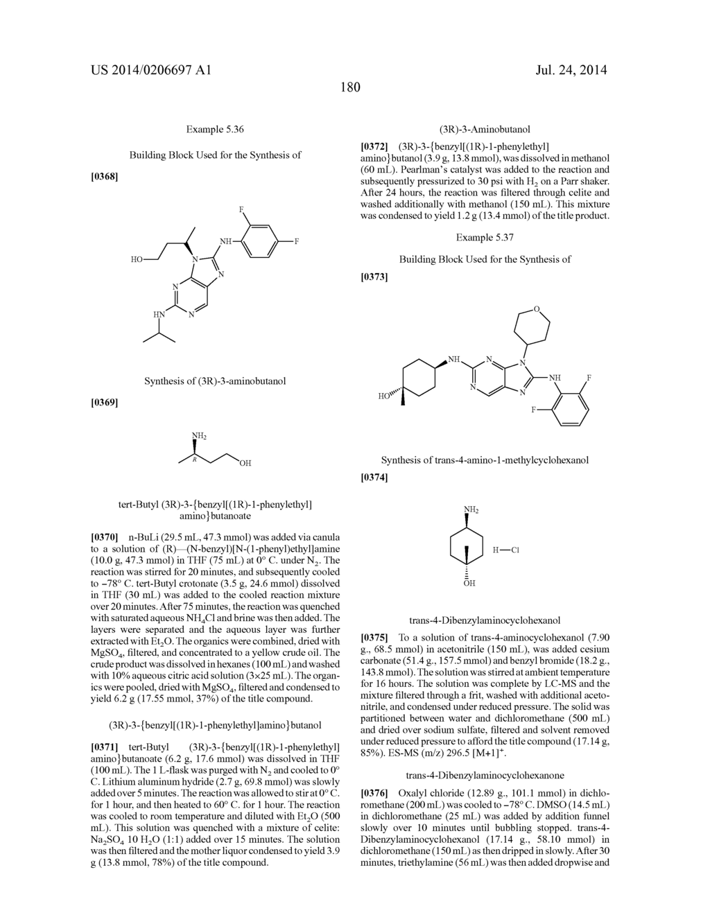 HALOARYL SUBSTITUTED AMINOPURINES, COMPOSITIONS THEREOF,AND METHODS OF     TREATMENT THEREWITH - diagram, schematic, and image 181