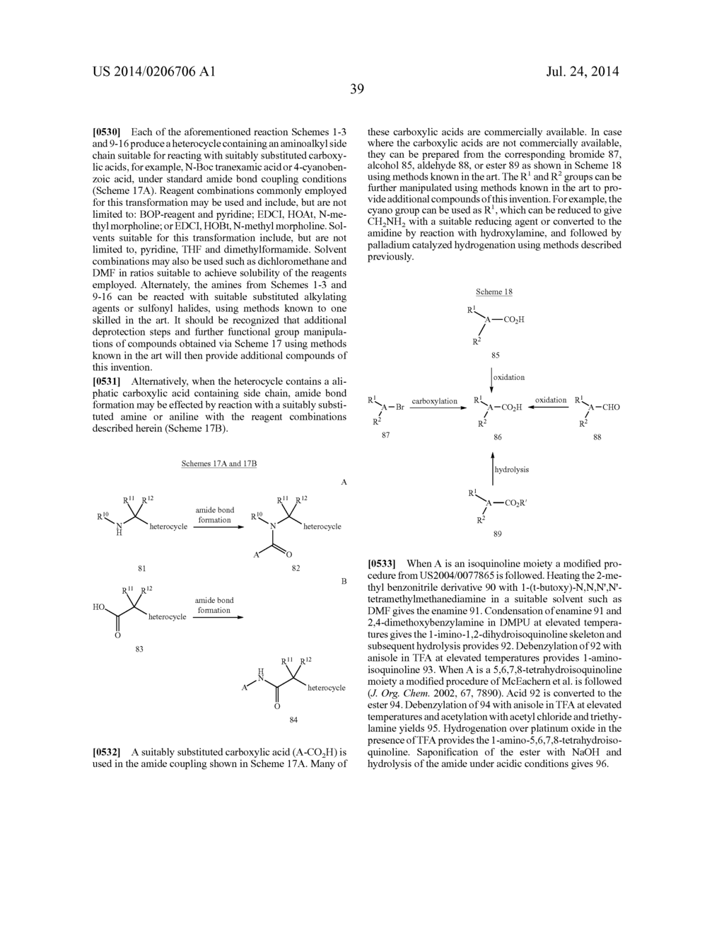 FIVE-MEMBERED HETEROCYCLES USEFUL AS SERINE PROTEASE INHIBITORS - diagram, schematic, and image 40