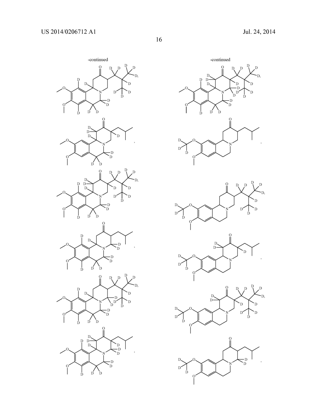 BENZOQUINOLINE INHIBITORS OF VESICULAR MONOAMINE TRANSPORTER 2 - diagram, schematic, and image 17