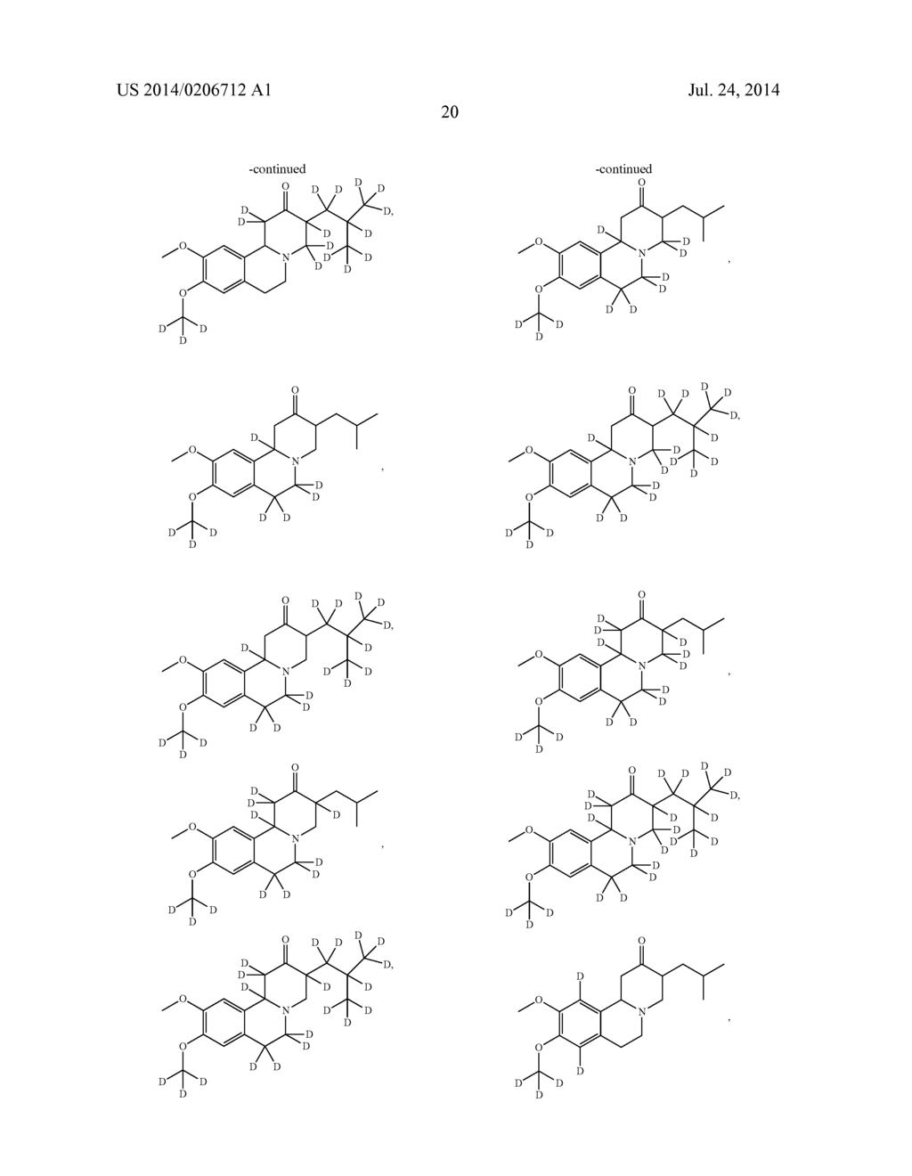 BENZOQUINOLINE INHIBITORS OF VESICULAR MONOAMINE TRANSPORTER 2 - diagram, schematic, and image 21