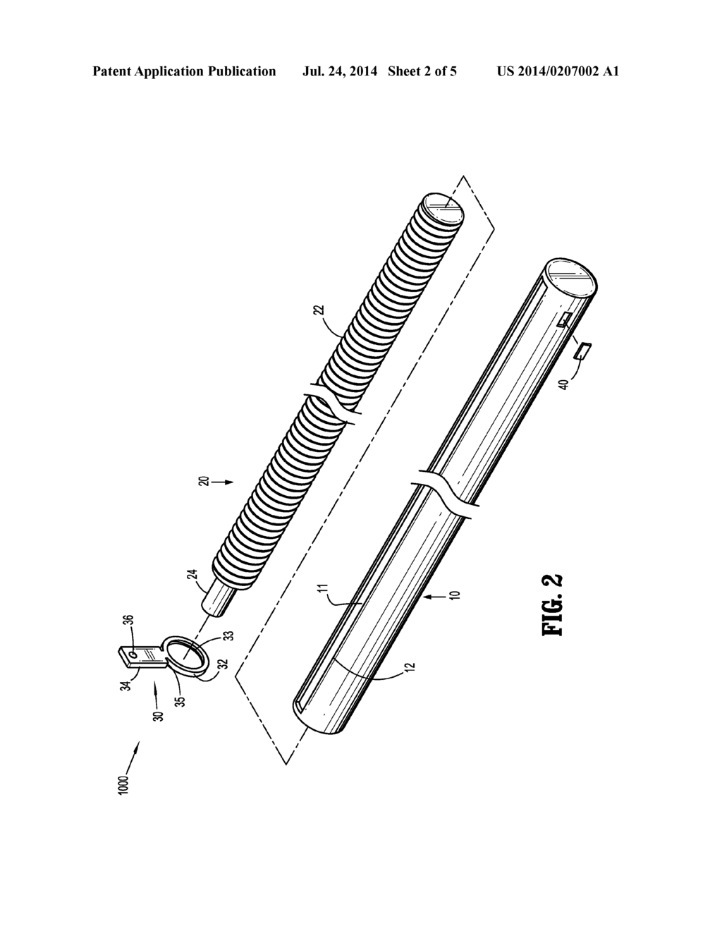 RING LASER FOR USE WITH IMAGING PROBE AS A SAFE MARGIN INDICATOR - diagram, schematic, and image 03