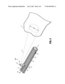 RING LASER FOR USE WITH IMAGING PROBE AS A SAFE MARGIN INDICATOR diagram and image