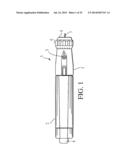 ADJUSTABLE TIP FOR A LANCET DEVICE AND METHOD diagram and image