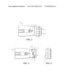 ADJUSTABLE TIP FOR A LANCET DEVICE AND METHOD diagram and image