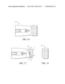 ADJUSTABLE TIP FOR A LANCET DEVICE AND METHOD diagram and image