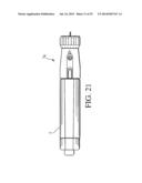 ADJUSTABLE TIP FOR A LANCET DEVICE AND METHOD diagram and image