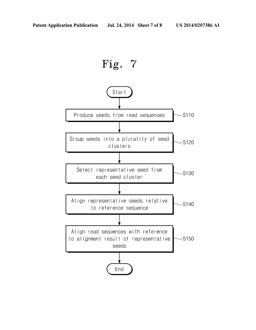 METHOD AND APPARATUS OF ALIGNING A READ SEQUENCE - diagram, schematic, and image 08