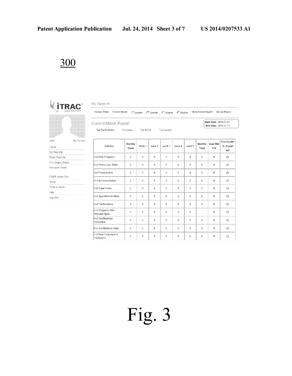 METHOD FOR RECORDING AND TRACKING THE PROGRESS OF SALES ACTIVITIES - diagram, schematic, and image 04