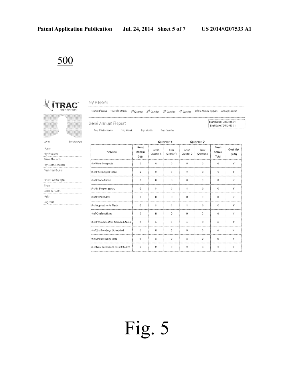 METHOD FOR RECORDING AND TRACKING THE PROGRESS OF SALES ACTIVITIES - diagram, schematic, and image 06