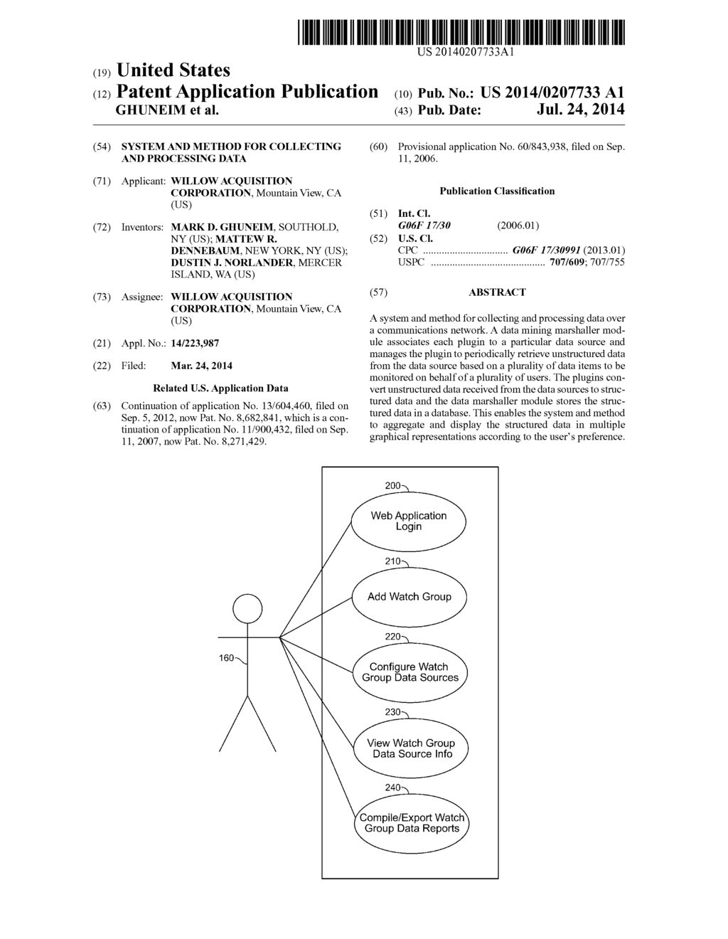 SYSTEM AND METHOD FOR COLLECTING AND PROCESSING DATA - diagram, schematic, and image 01