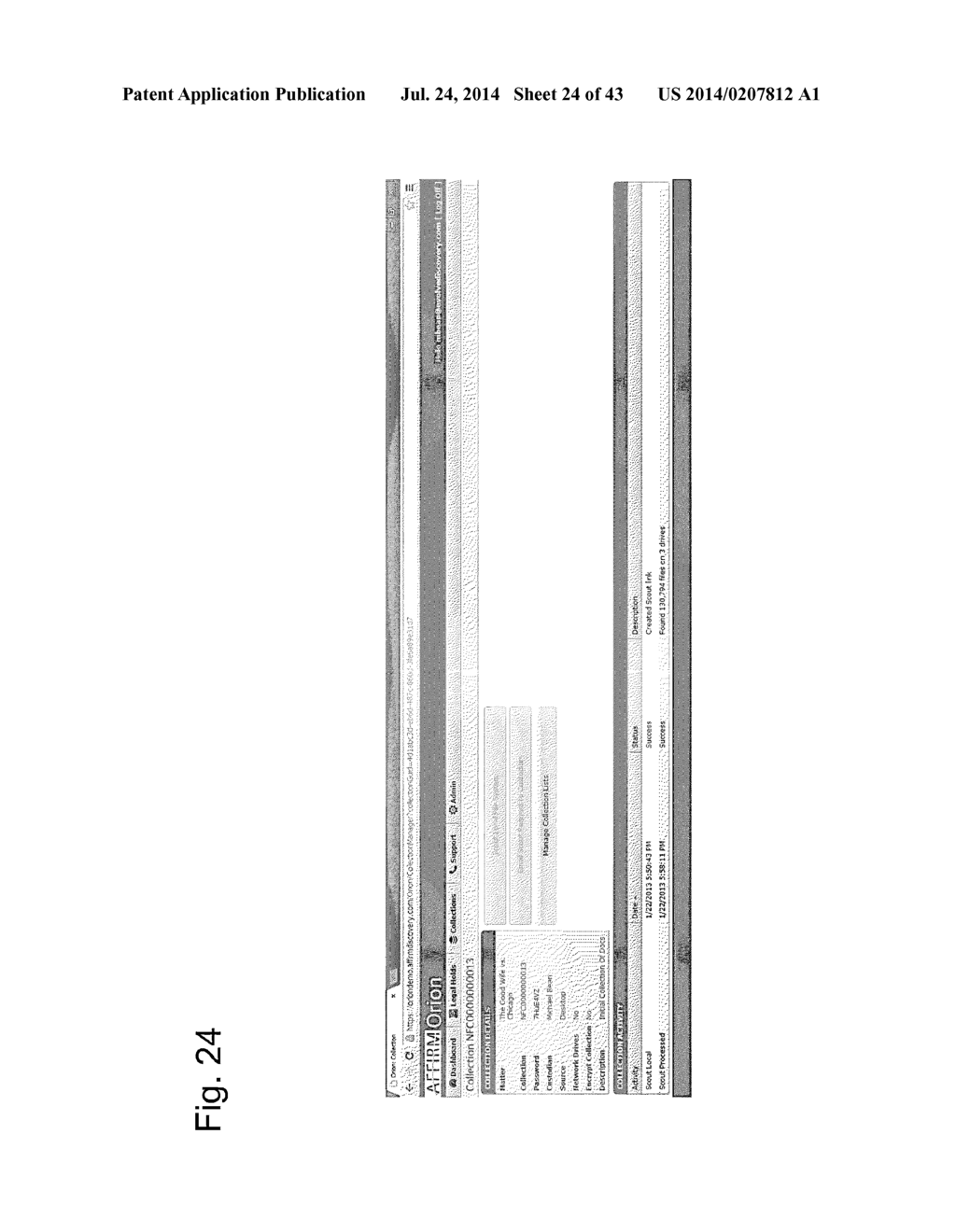 METHODS AND APPARATUS FOR COLLECTING ELECTRONICALLY STORED INFORMATION - diagram, schematic, and image 25