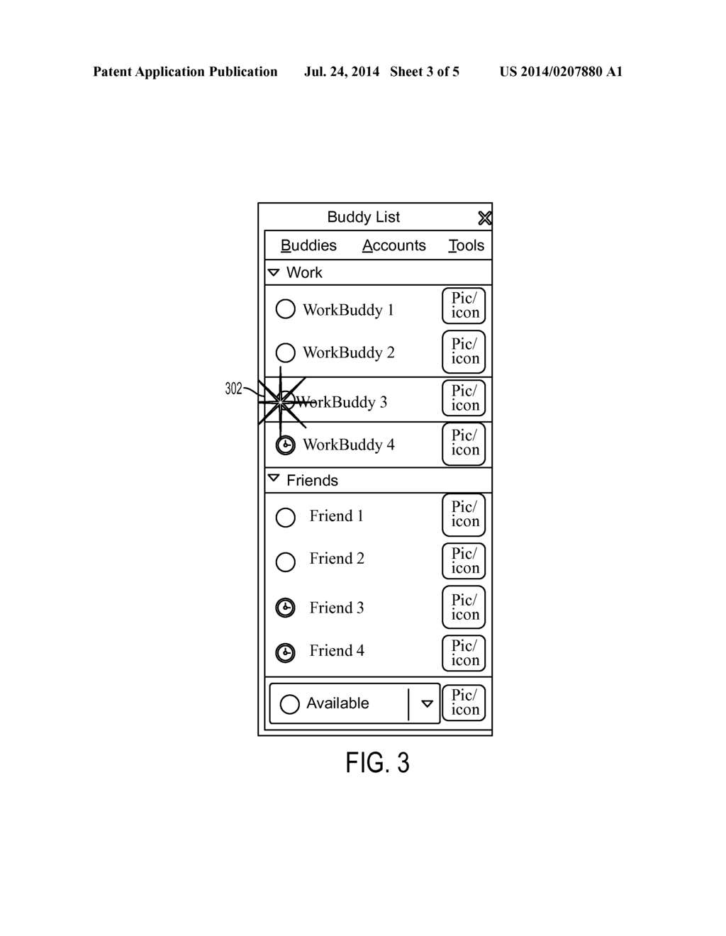 USER INTERFACE WITH RECIPIENT STATUS INDICATION - diagram, schematic, and image 04