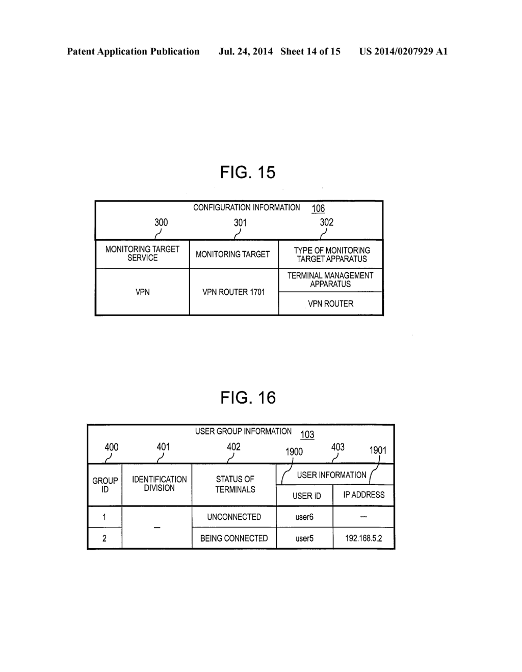 MANAGEMENT APPARATUS AND MANAGEMENT METHOD - diagram, schematic, and image 15