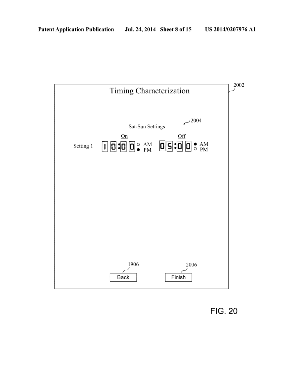 CONFIGURABLE LIGHT TIMER AND METHOD OF RECEIVING DATA TO CONTROL THE     OPERATION OF A CONFIGURABLE LIGHT TIMER - diagram, schematic, and image 09