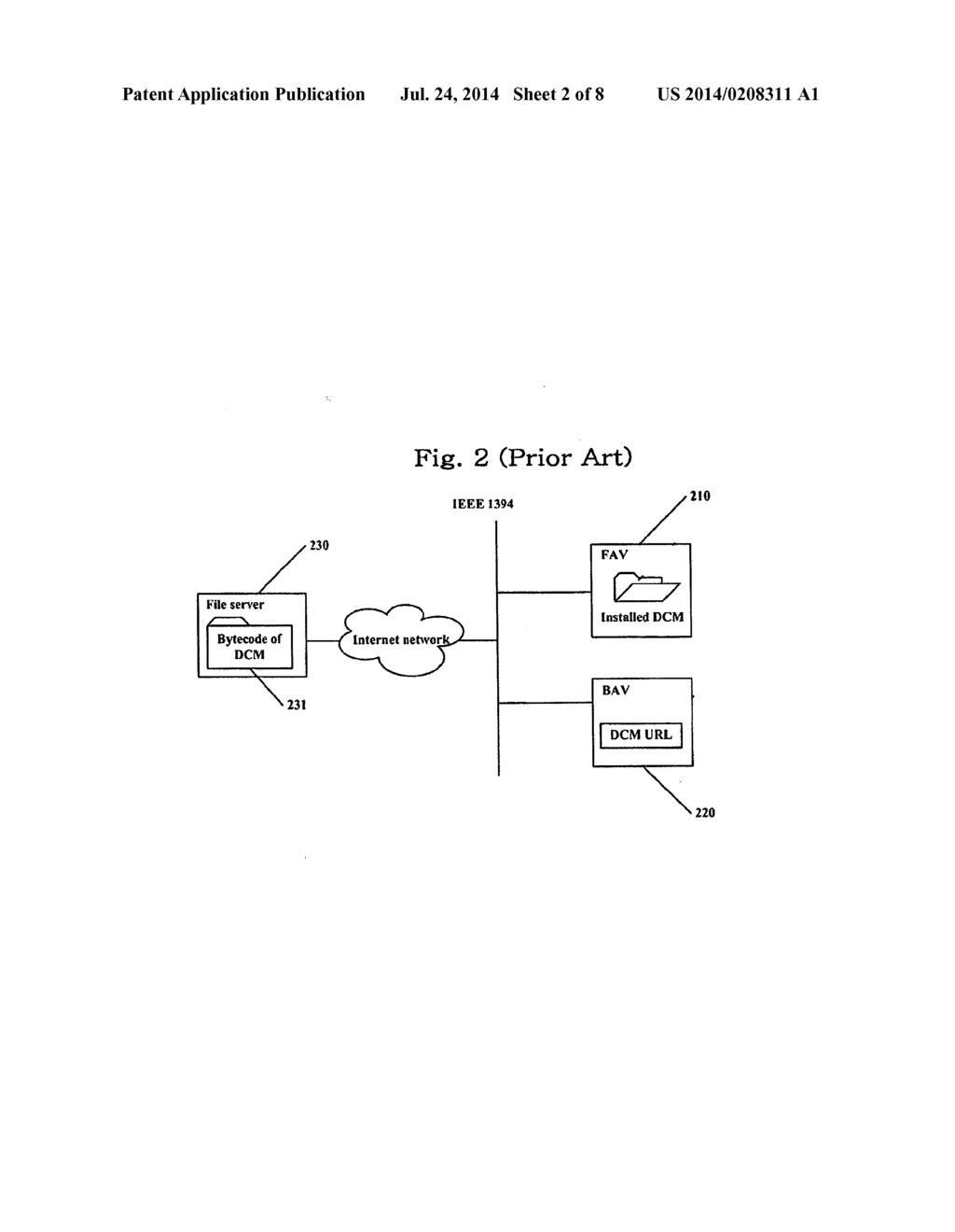 SYSTEM AND METHOD FOR MANAGING AN APPLICATION OR SOFTWARE COMPONENT FOR     USE IN A DEVICE TO BE CONTROLLED IN A HOME NETWORK - diagram, schematic, and image 03