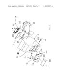 Welding helmet having a dual vision arrangement diagram and image