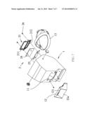 Welding helmet having a dual vision arrangement diagram and image