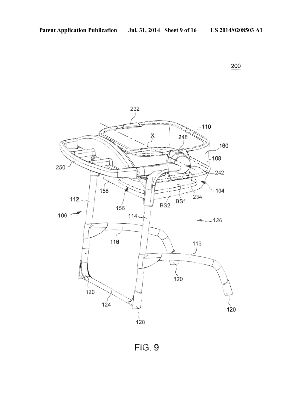 Reversible Infant Supporting Apparatus - diagram, schematic, and image 10