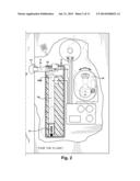 Greeting Card with Spring Loaded Slide Track Audio Trigger diagram and image