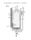 GAS/LIQUID SEPARATOR AND COMPONENTS; LIQUID DRAIN FLOW ASSEMBLIES; SYSTEMS     OF USE ; AND, FEATURES; AND, COMPONENTS diagram and image