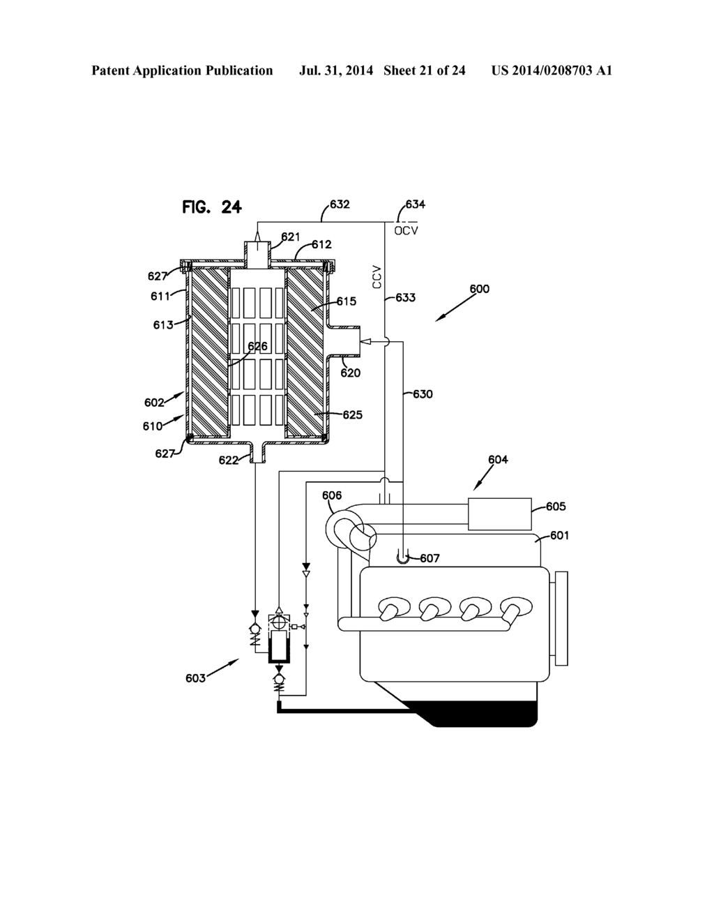 GAS/LIQUID SEPARATOR AND COMPONENTS; LIQUID DRAIN FLOW ASSEMBLIES; SYSTEMS     OF USE ; AND, FEATURES; AND, COMPONENTS - diagram, schematic, and image 22