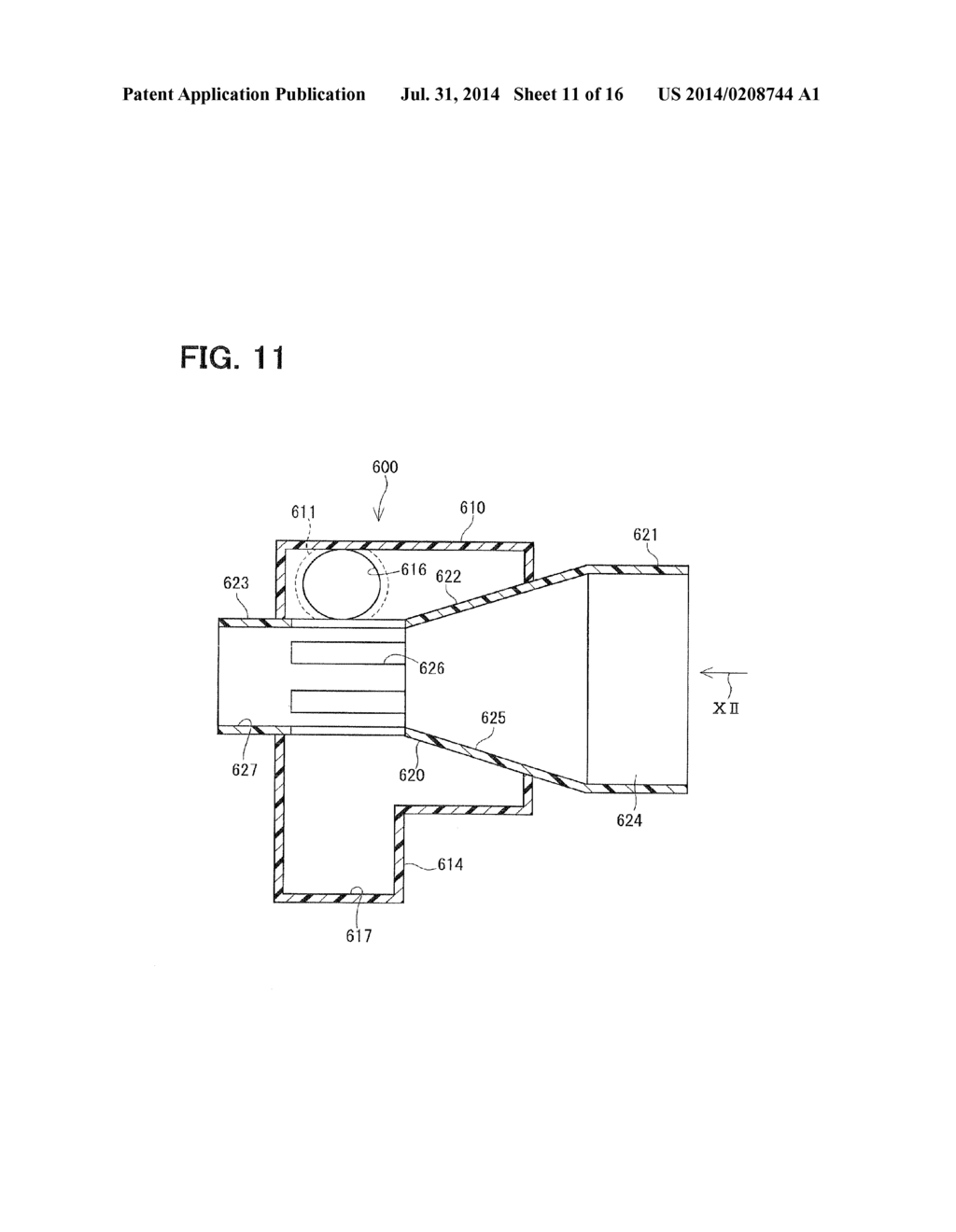 EGR APPARATUS FOR INTERNAL COMBUSTION ENGINE - diagram, schematic, and image 12