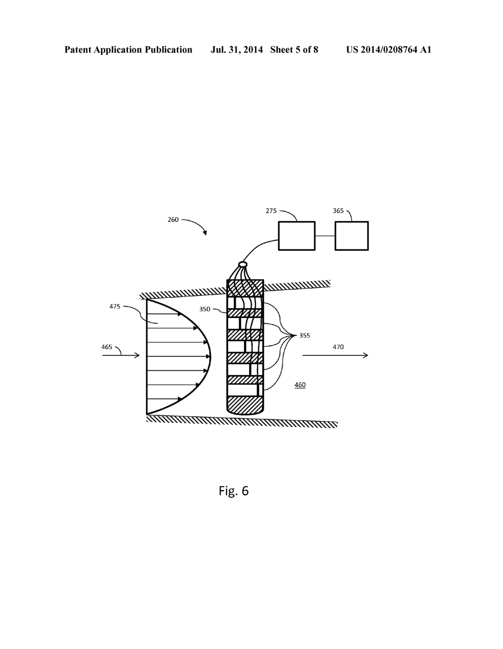 SYSTEMS AND METHODS FOR MEASURING A FLOW PROFILE IN A TURBINE ENGINE FLOW     PATH - diagram, schematic, and image 06