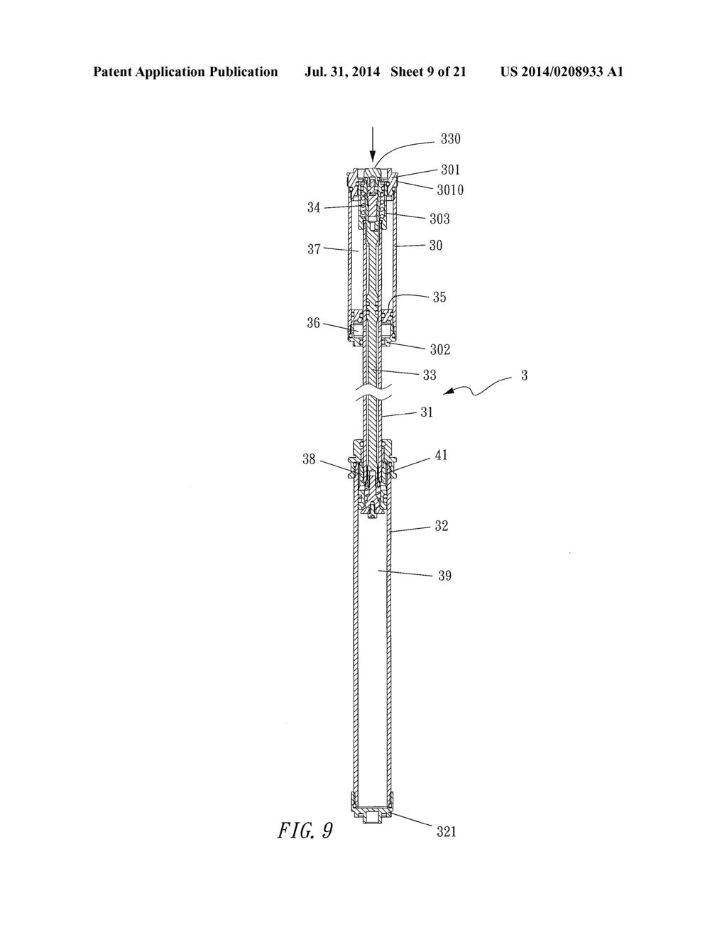 Bicycle Seat Post Structure - diagram, schematic, and image 10