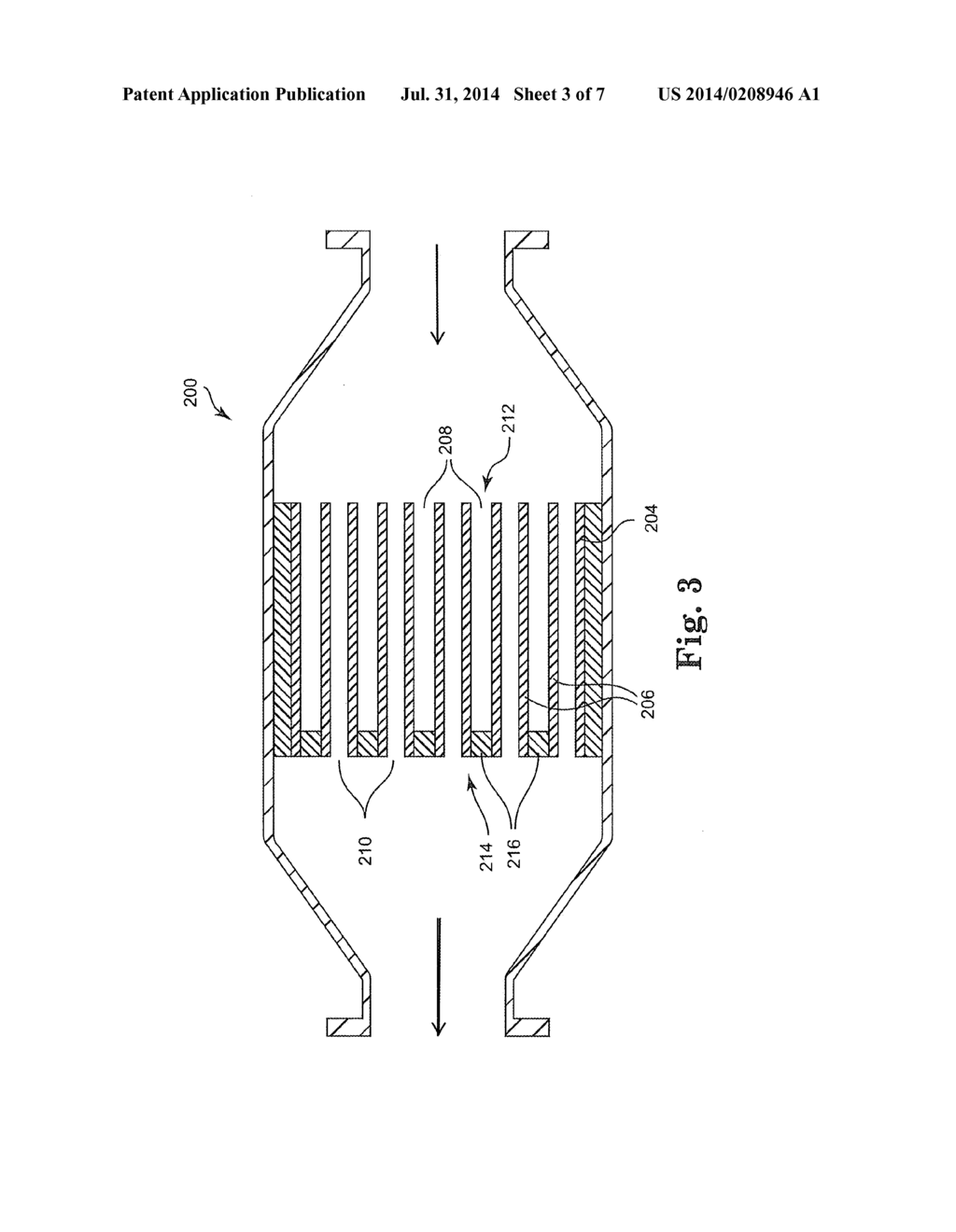 PARTIAL WALL-FLOW FILTER AND METHOD - diagram, schematic, and image 04