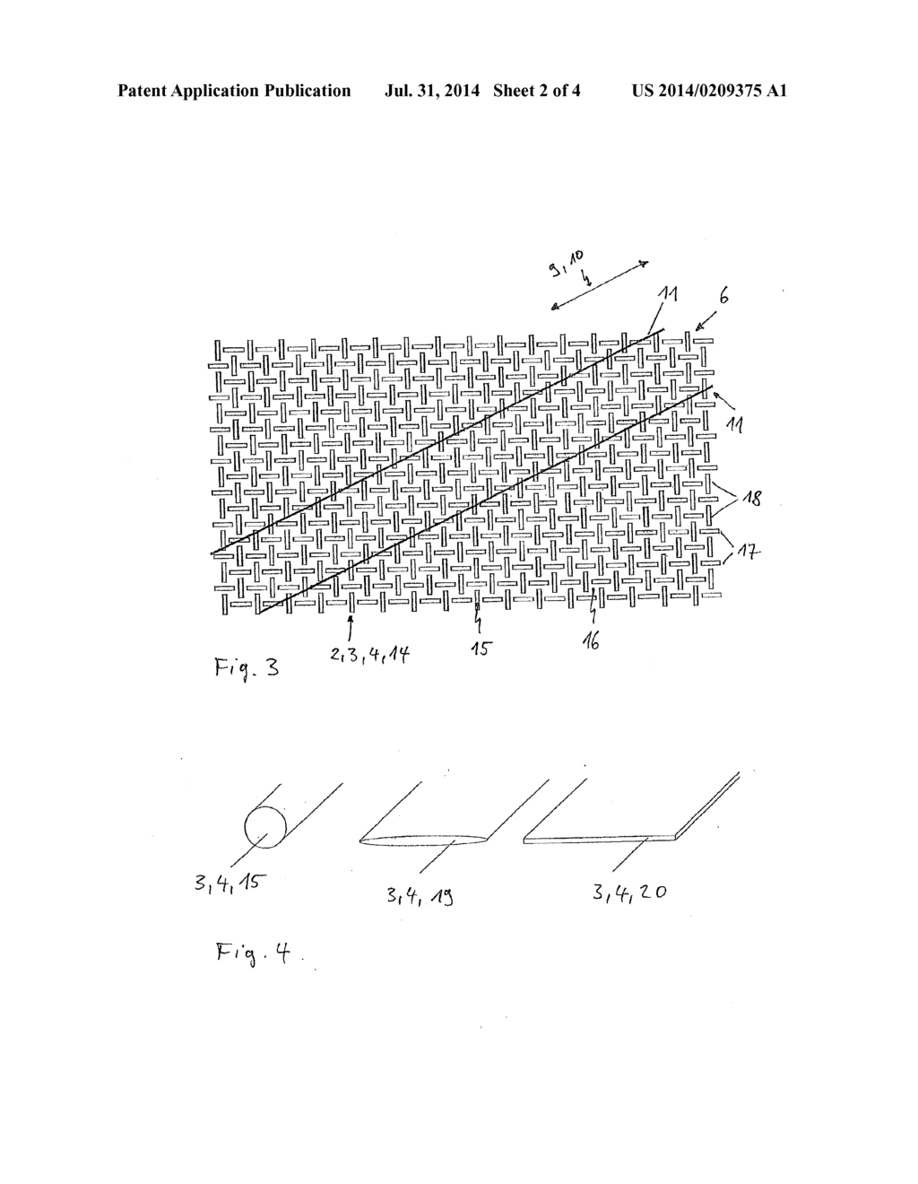 ELECTRICALLY CONDUCTIVE MATERIAL, EMITTER CONTAINING ELECTRICALLY     CONDUCTIVE MATERIAL, AND METHOD FOR ITS MANUFACTURE - diagram, schematic, and image 03