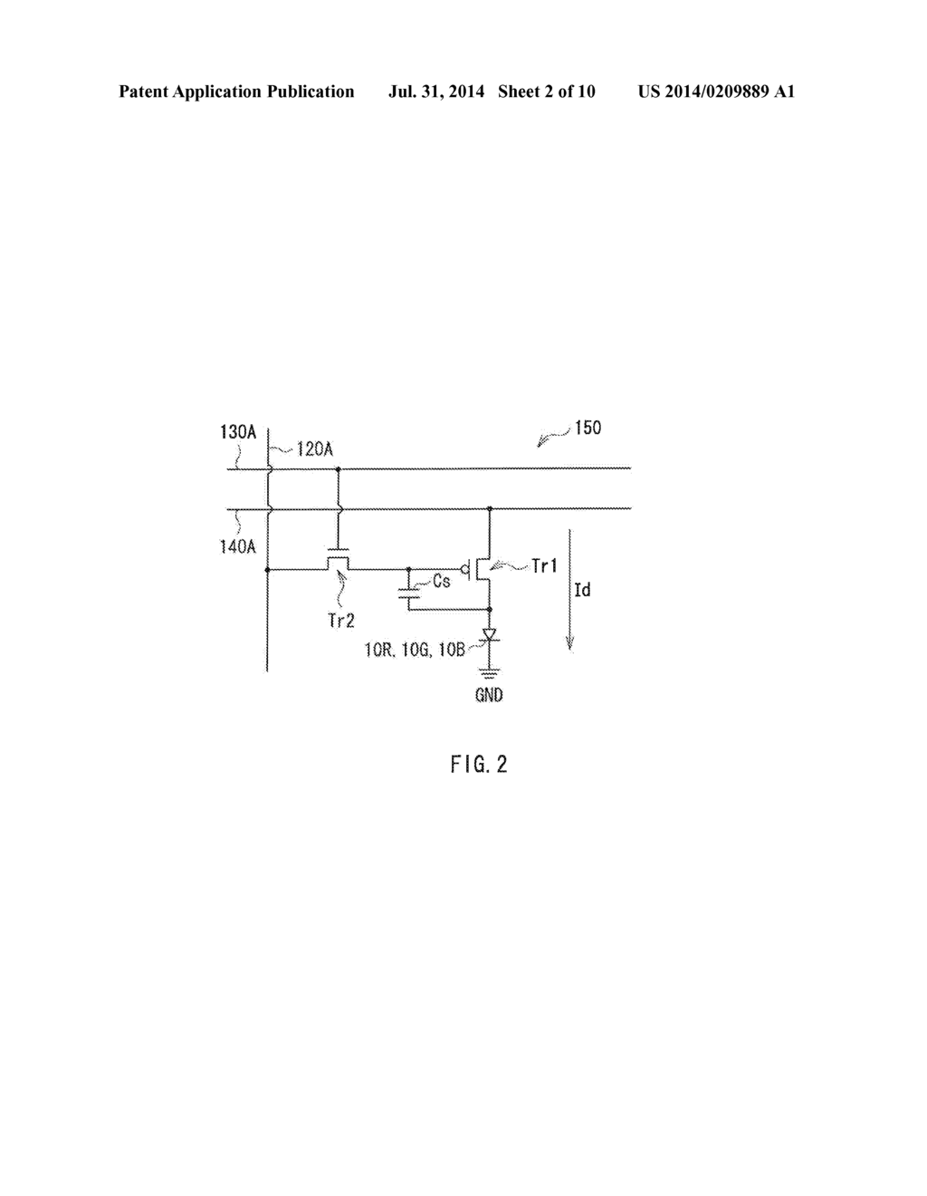 DISPLAY AND METHOD OF MANUFACTURING THE SAME - diagram, schematic, and image 03