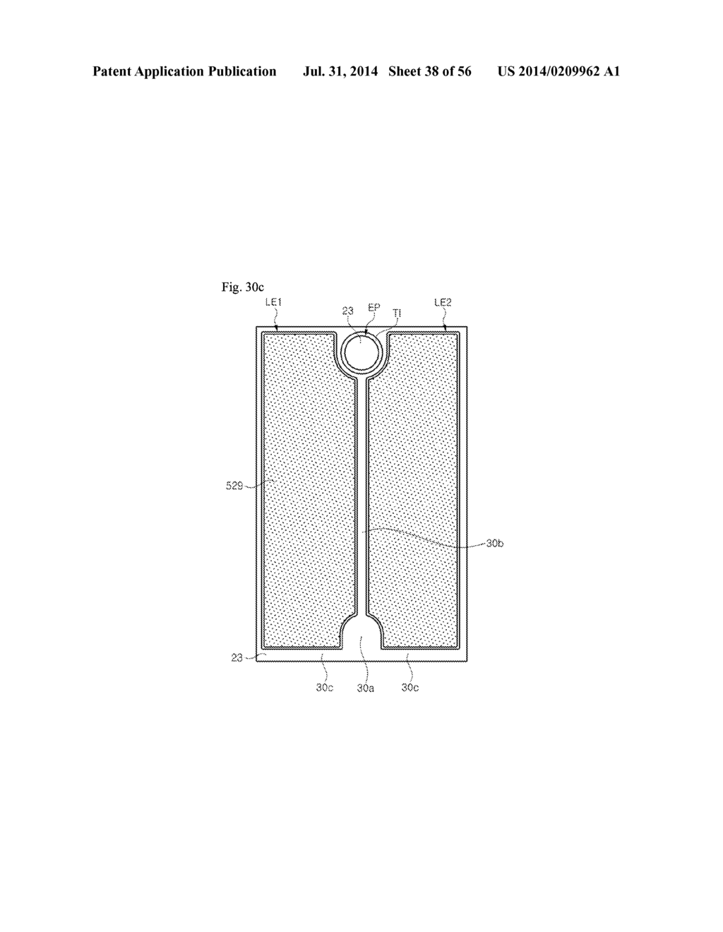 LIGHT EMITTING DIODE HAVING ELECTRODE PADS - diagram, schematic, and image 39