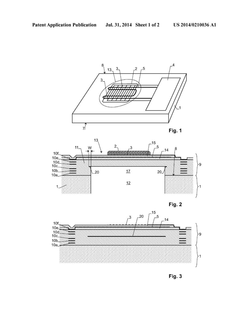 MEMBRANE-BASED SENSOR DEVICE AND METHOD FOR MANUFACTURING THE SAME - diagram, schematic, and image 02