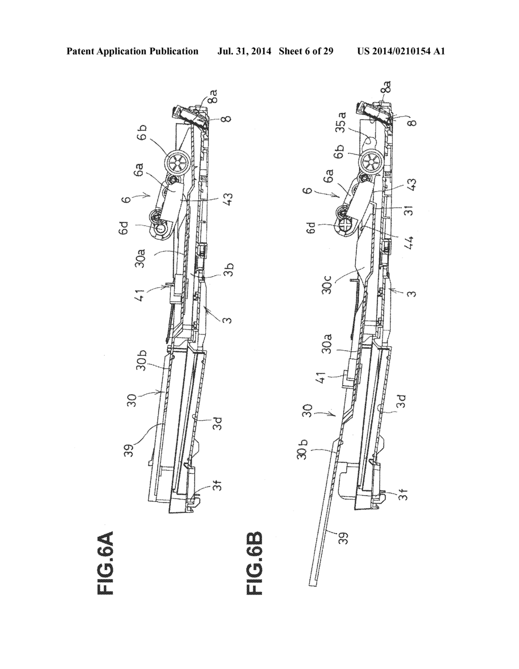 SHEET FEED DEVICE AND IMAGE RECORDING APPARATUS HAVING SUCH SHEET FEED     DEVICE - diagram, schematic, and image 07