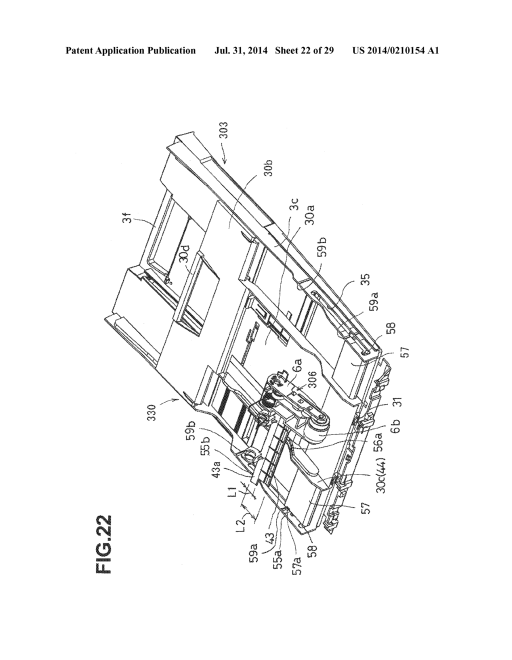 SHEET FEED DEVICE AND IMAGE RECORDING APPARATUS HAVING SUCH SHEET FEED     DEVICE - diagram, schematic, and image 23