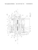 CHUCK DEVICE HAVING TWO COLLETS diagram and image