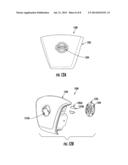 ILLUMINATED EMBLEM ASSEMBLY FOR CONNECTION TO AN AIRBAG COVER diagram and image